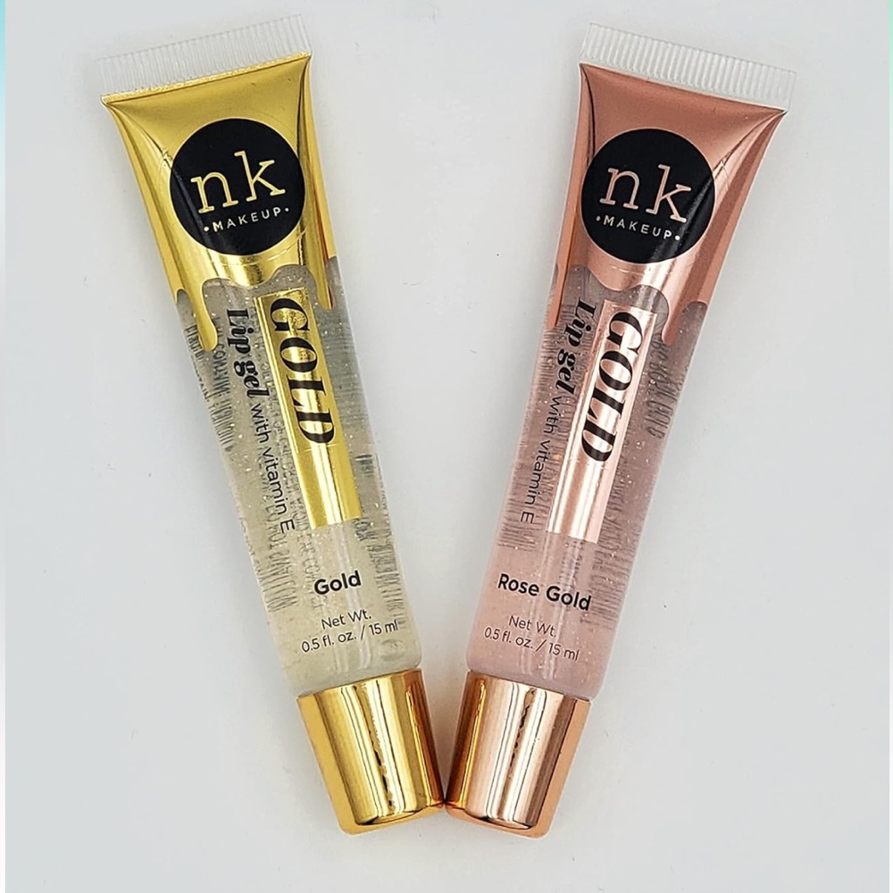 New 2 Pk New York Gold & Rose Gold Will Leave Yr Lips 👄 Fabulous Plump Lips